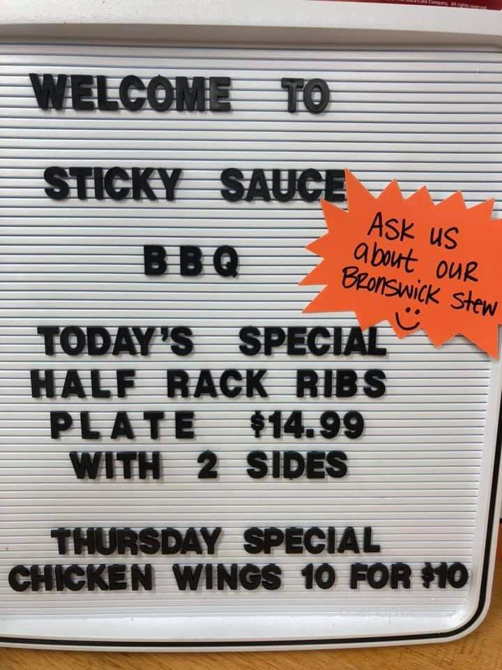 Sticky Sauce BBQ - Poplarville, MS