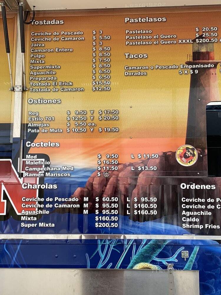 Mariscos El Bigoton - Riverside, CA menu_pic