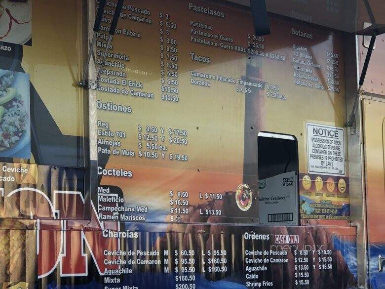 Mariscos El Bigoton - Riverside, CA menu_pic