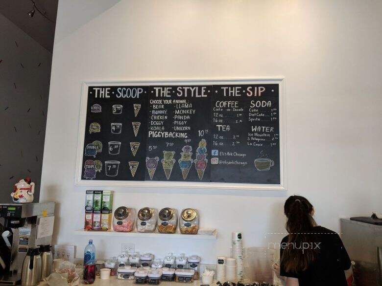 Eli's Ark - Chicago, IL menu_pic