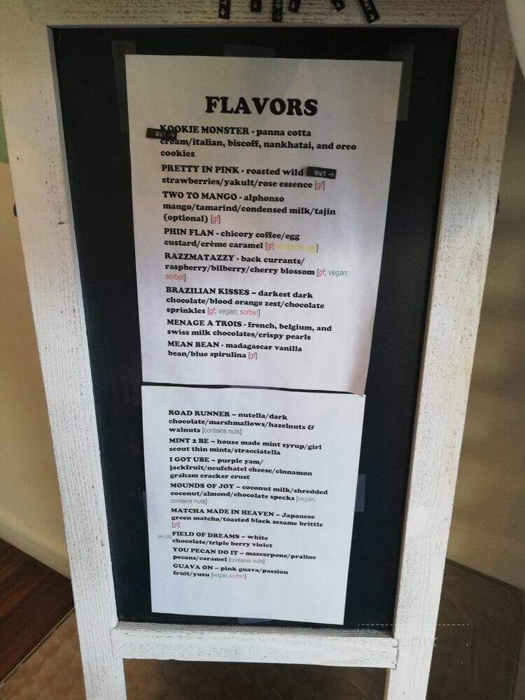 Eli's Ark - Chicago, IL menu_pic