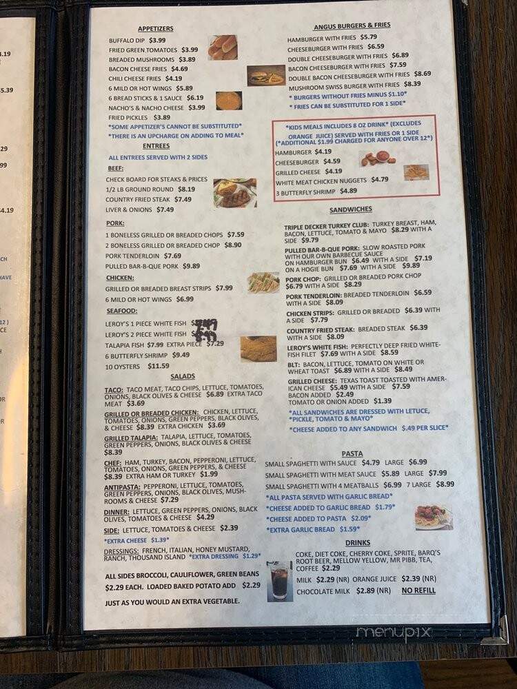 Papeno's Pizza - Palmyra, IN menu_pic