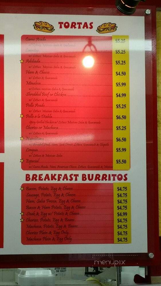 Aibertos Mexican Food - Salem, OR menu_pic