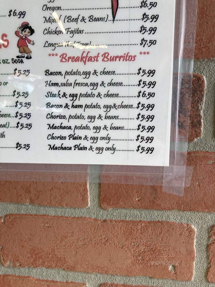 Aibertos Mexican Food - Salem, OR menu_pic