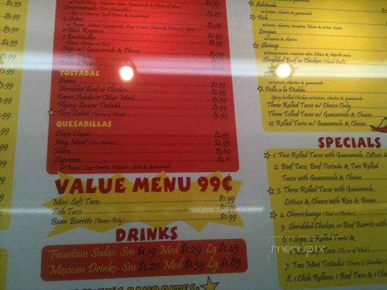 Aibertos Mexican Food - Salem, OR menu_pic
