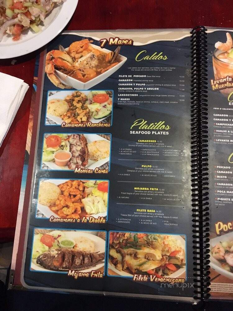 Mariscos Las Islas Marias - Salem, OR menu_pic
