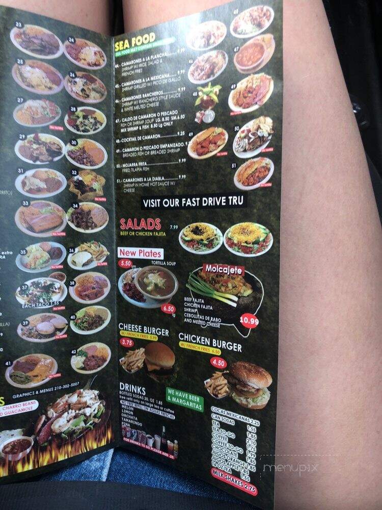 Taqueria Nuevo Vallarta - San Antonio, TX menu_pic