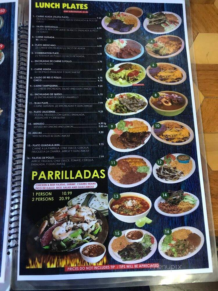 Taqueria Nuevo Vallarta - San Antonio, TX menu_pic