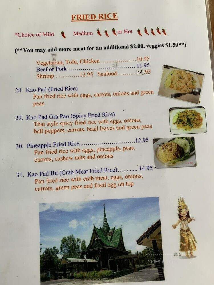 Try My Thai Restaurant - Sandy, OR menu_pic
