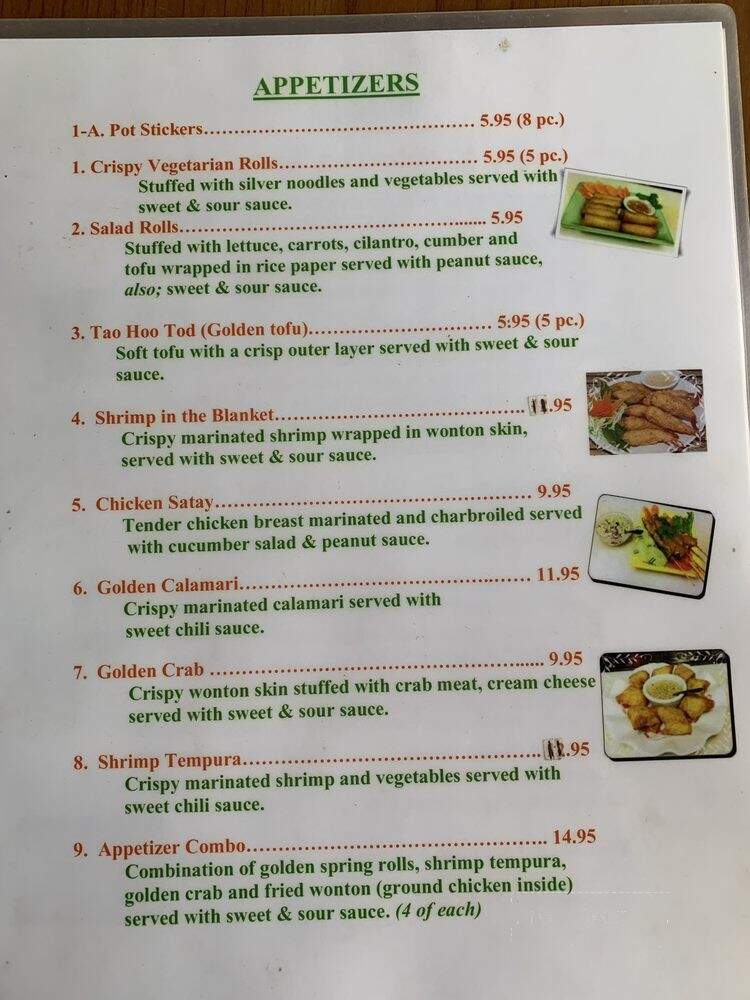 Try My Thai Restaurant - Sandy, OR menu_pic