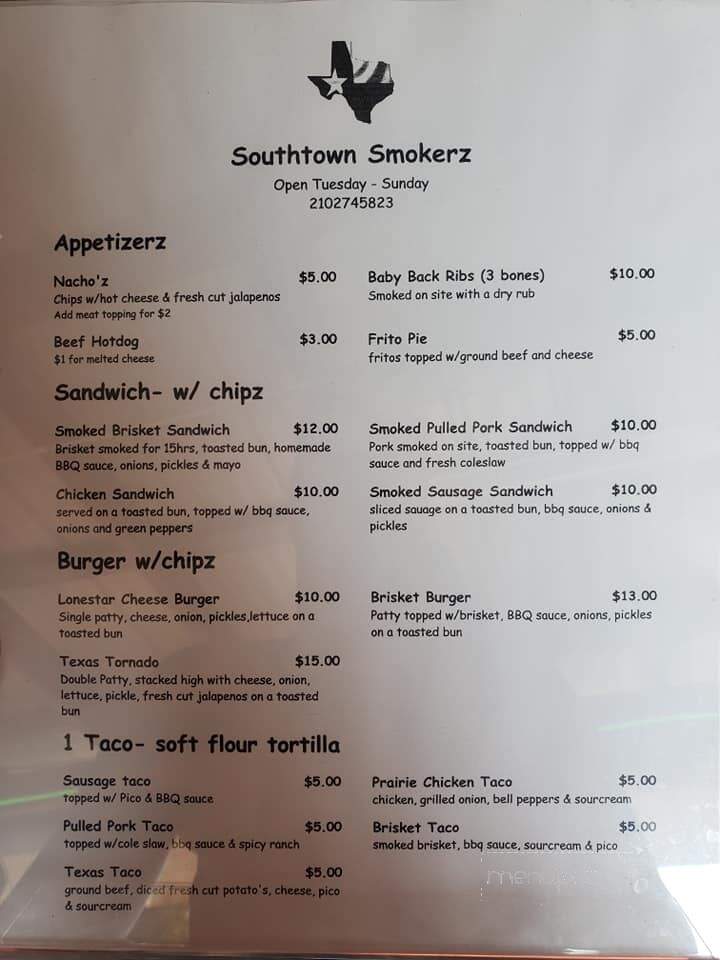 Yankee Bar & Grill - Geneva, OH menu_pic