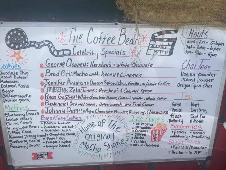 Coffee Bean - Richland, WA menu_pic