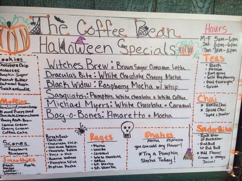 Coffee Bean - Richland, WA menu_pic