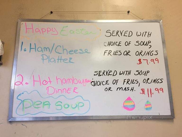 Fern's - Kirkland Lake, ON menu_pic