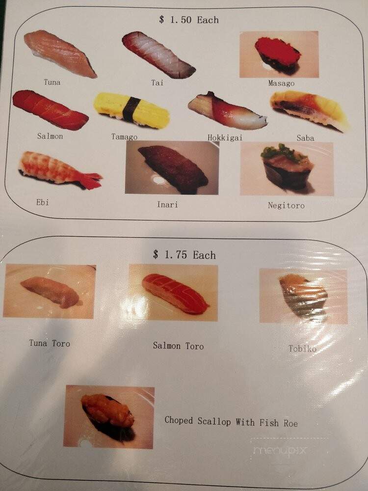 Dundarave Sushi - West Vancouver, BC menu_pic