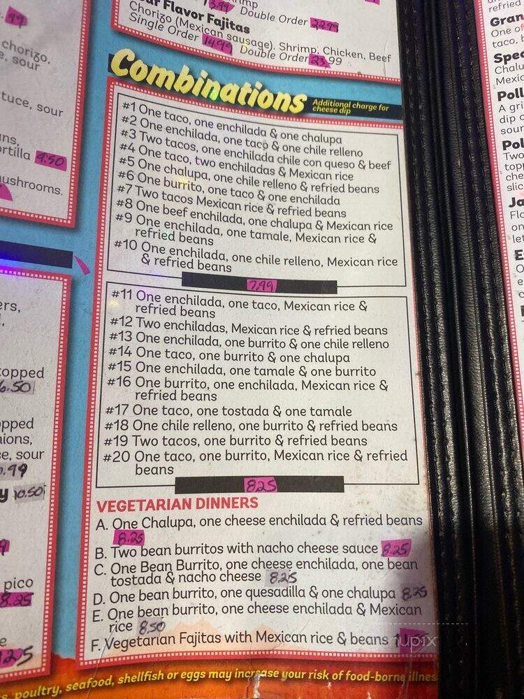 Chimichanga Mexican Restaurant - Saint Louis, MO menu_pic