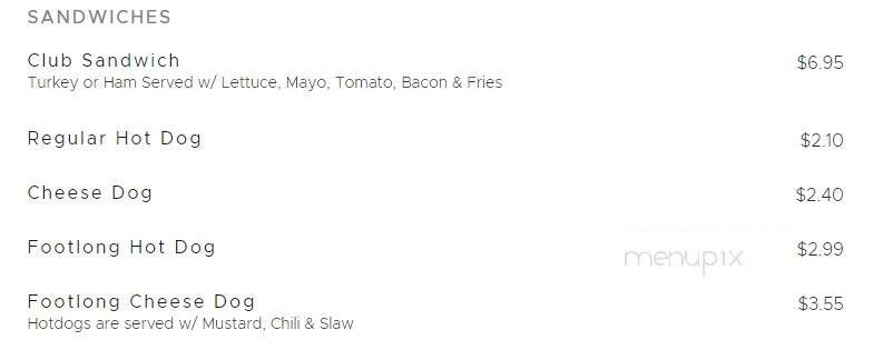 Hendrix's Barbecue - Salisbury, NC menu_pic