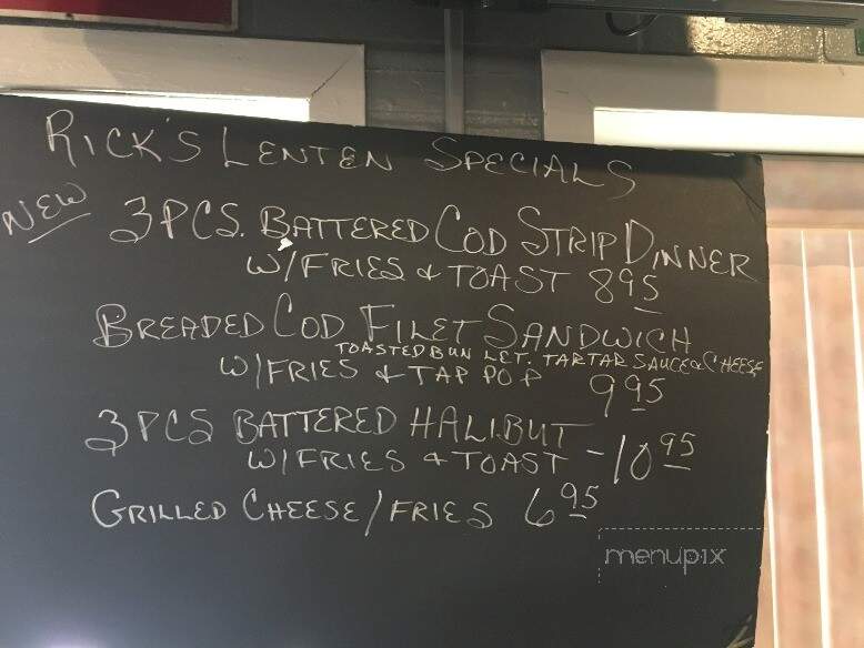 Rick's Cafe - Mobridge, SD menu_pic