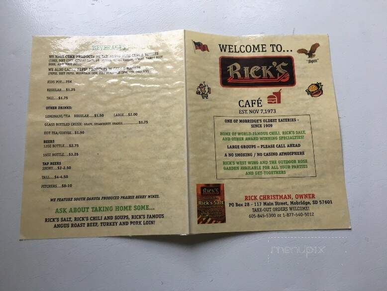 Rick's Cafe - Mobridge, SD