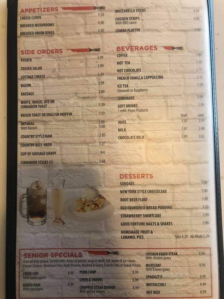 Thorpedo Restaurant - Thorp, WI menu_pic
