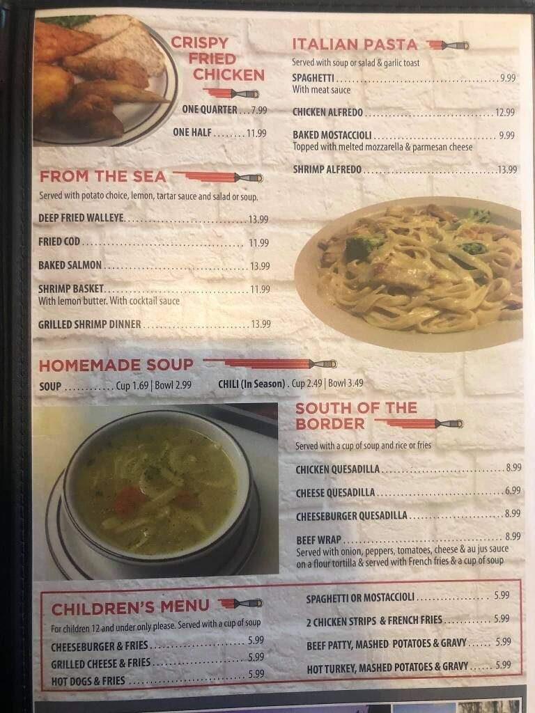 Thorpedo Restaurant - Thorp, WI menu_pic