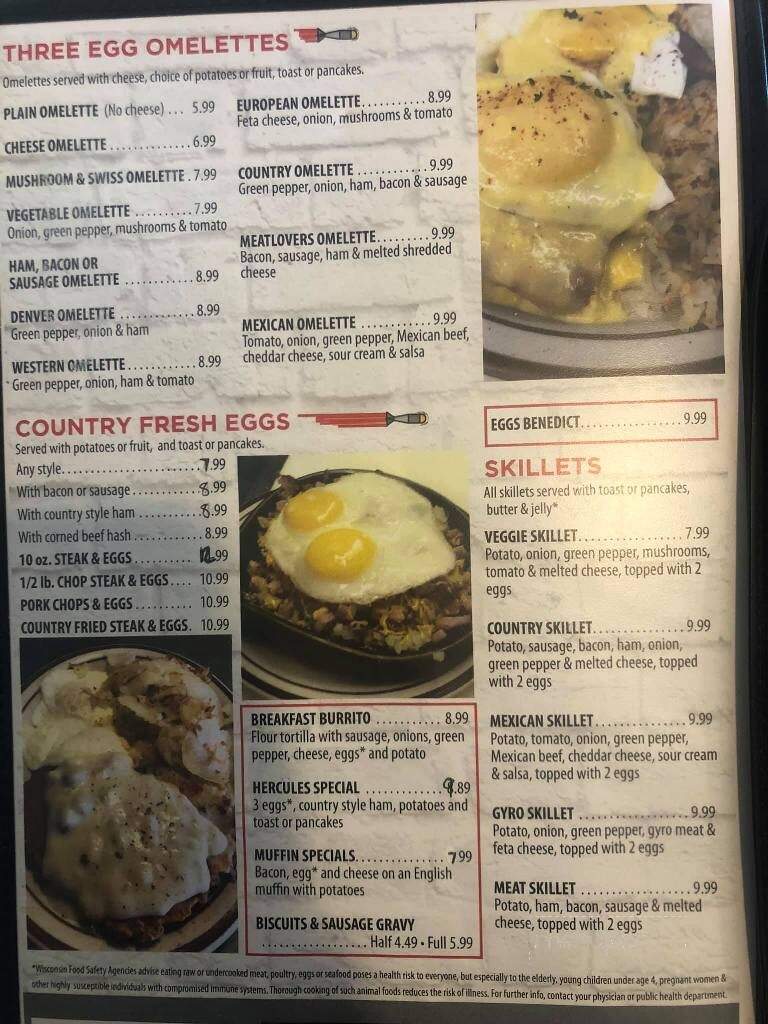 Thorpedo Restaurant - Thorp, WI menu_pic