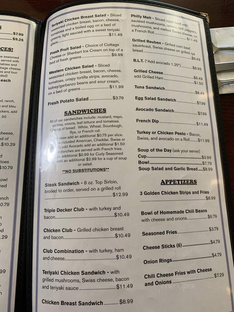 Duck Nook - Stockton, CA menu_pic