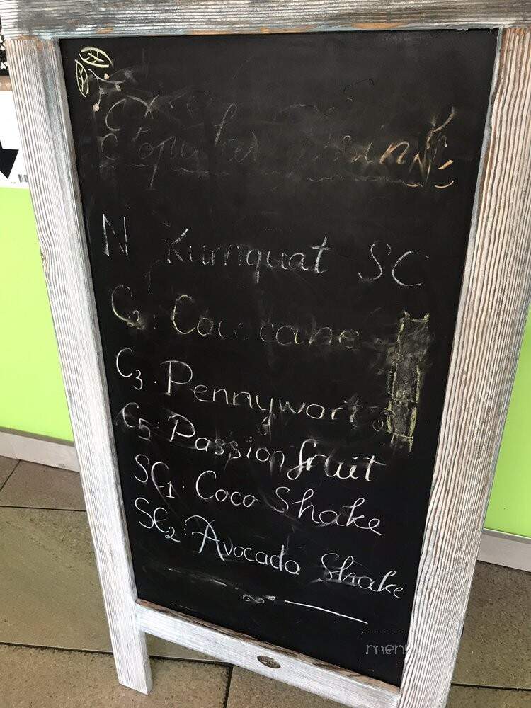 Coco Cane Juice and Ice Cream - Sacramento, CA menu_pic