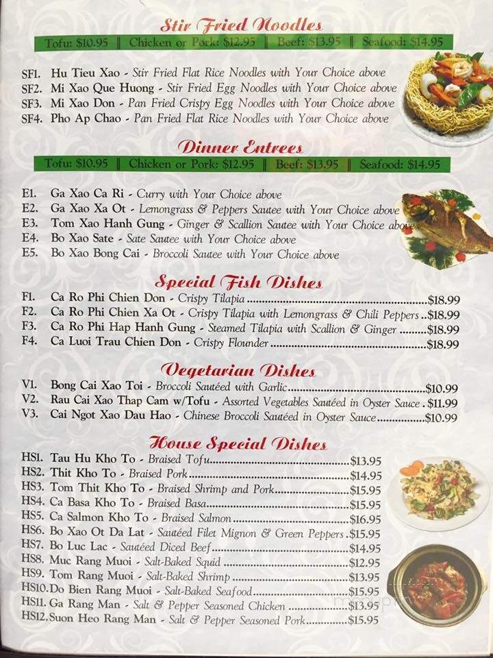 Pho Now - Downingtown, PA menu_pic