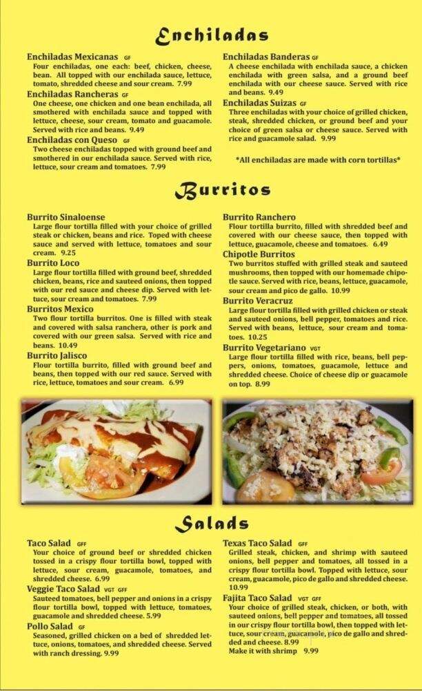 Chaparrito’s Mexican Restaurant - Ava, MO menu_pic