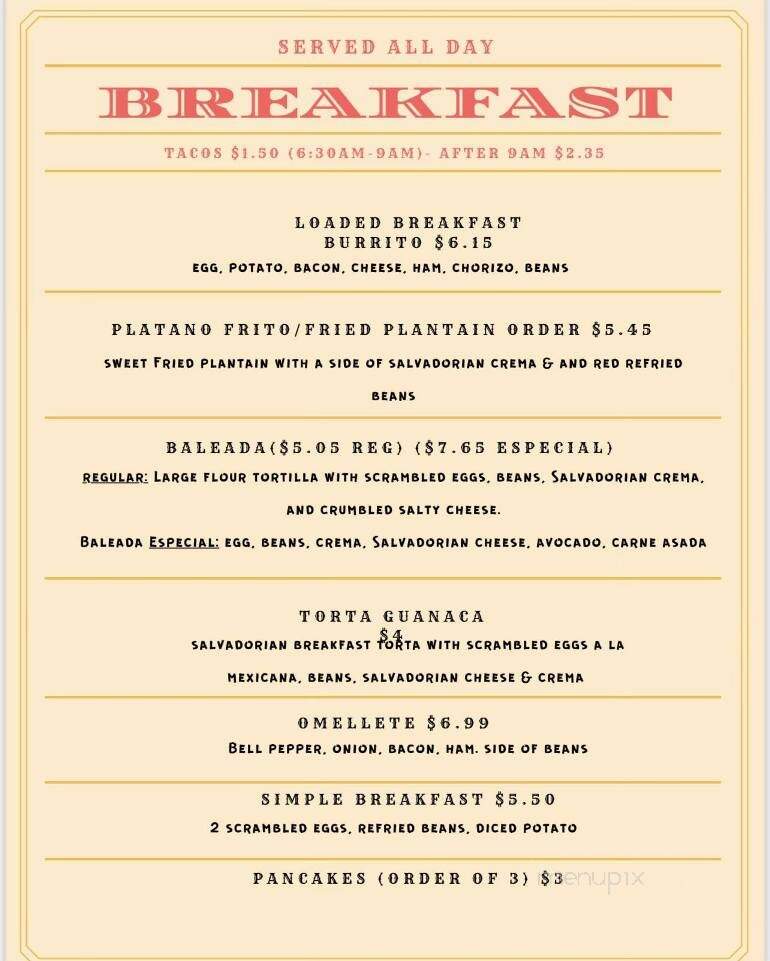 Cristo Rey Restaurant & Bakery - Dickinson, TX menu_pic