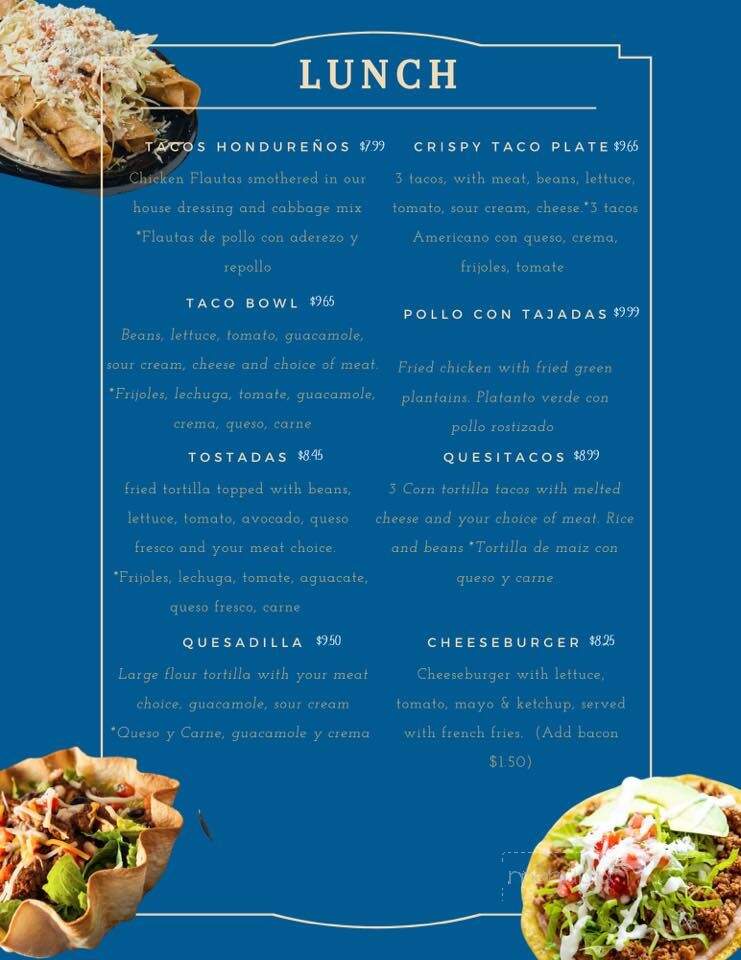 Cristo Rey Restaurant & Bakery - Dickinson, TX menu_pic