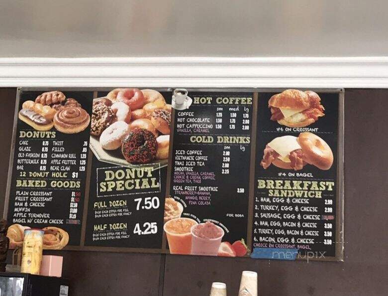 Angel Food Donut Shop - Fountain Valley, CA menu_pic