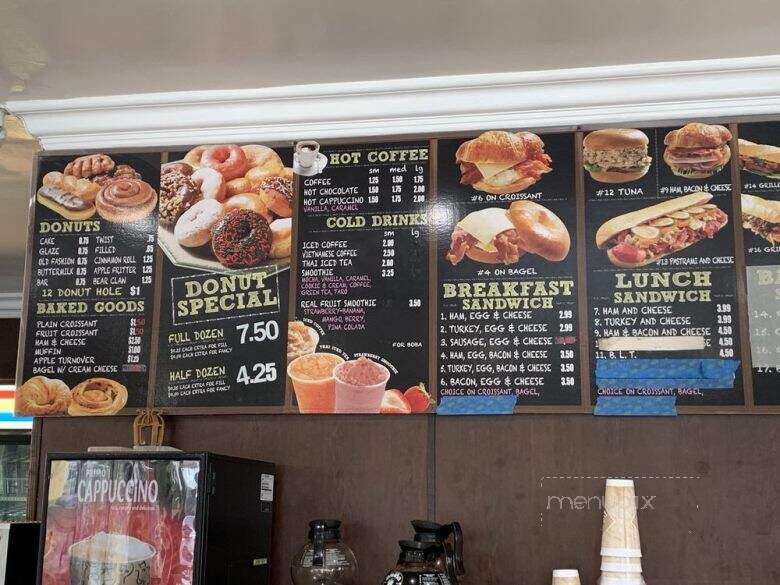 Angel Food Donut Shop - Fountain Valley, CA menu_pic