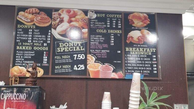 Angel Food Donut Shop - Fountain Valley, CA menu_pic