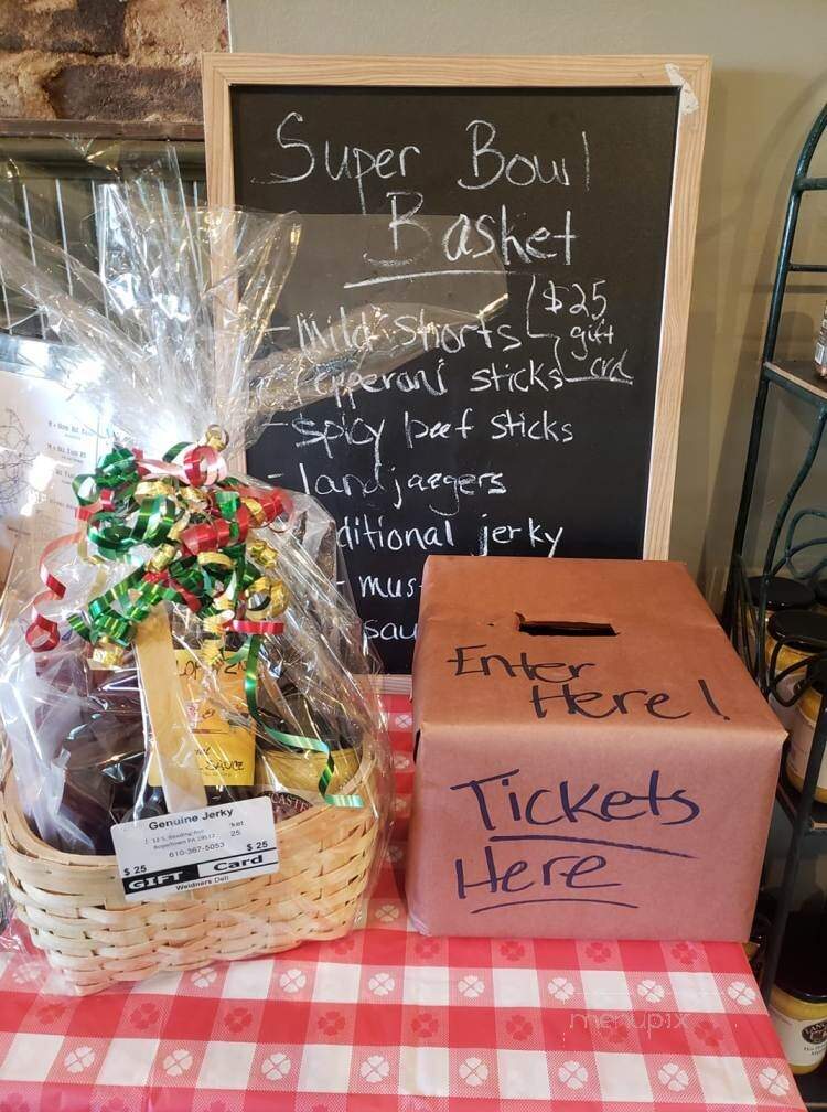 Weidner's Deli - Gilbertsville, PA menu_pic