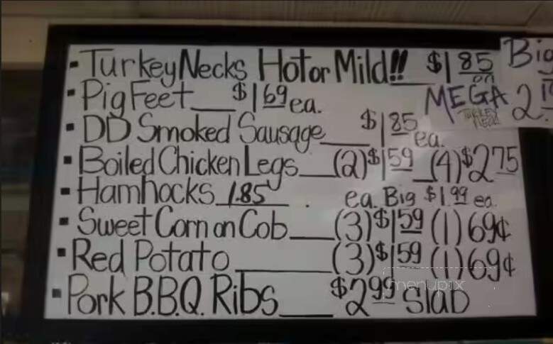 Danny's #1 Seafood - New Orleans, LA menu_pic