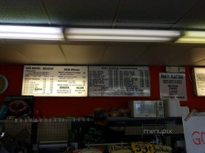Deli World - Brooksville, FL menu_pic