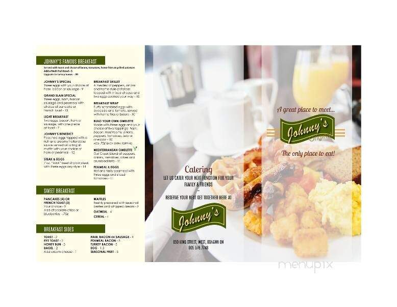 Johnny's Original Eatery - Oshawa, ON menu_pic