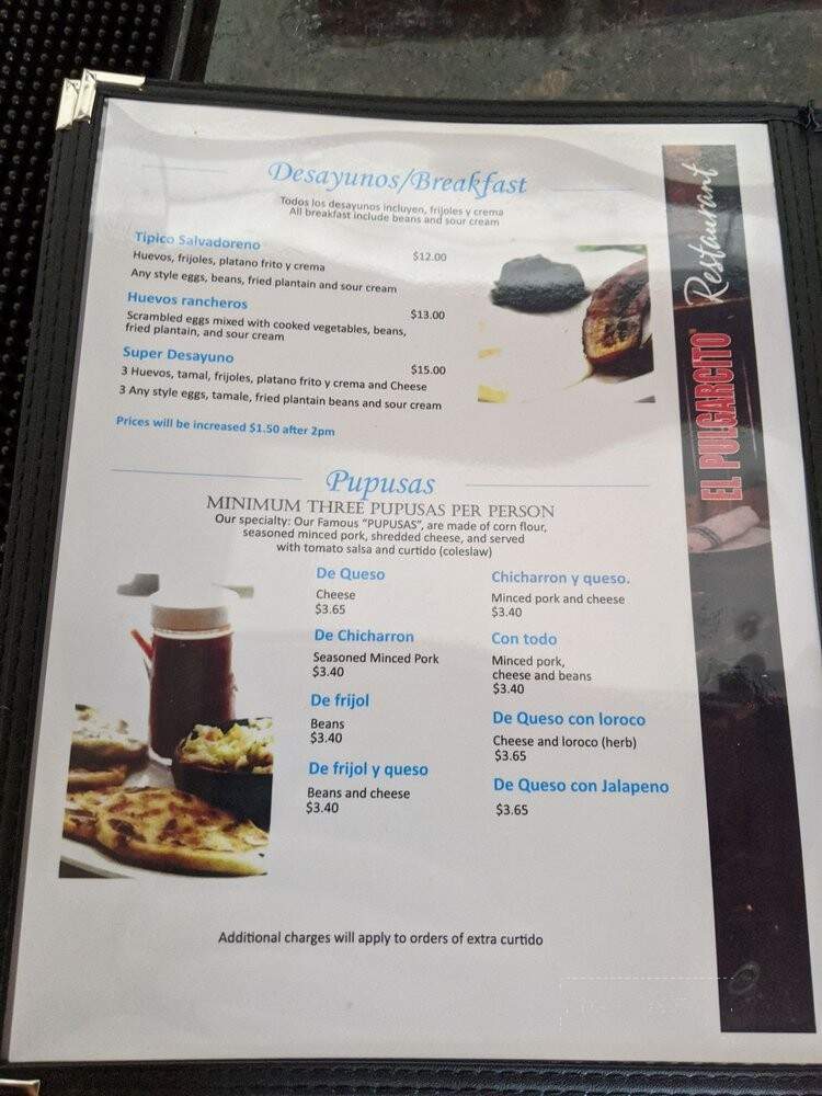 El Pulgarcito - Toronto, ON menu_pic
