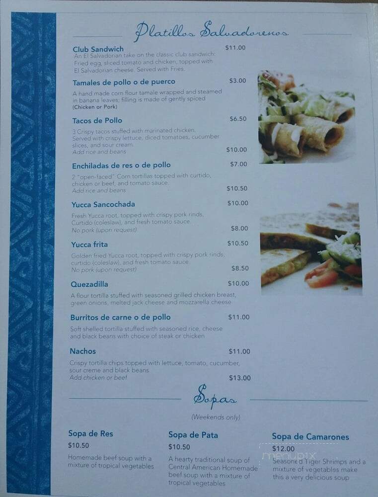 El Pulgarcito - Toronto, ON menu_pic