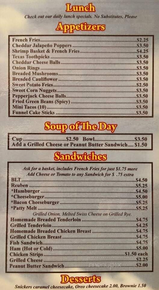 Fort Worth - Keokuk, IA menu_pic