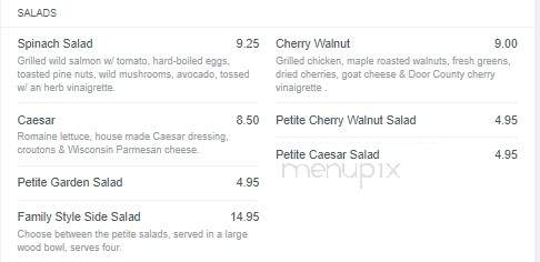 Loons Nest Restaurant - Vergas, MN menu_pic