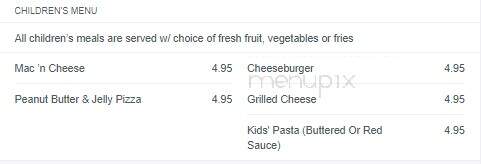 Loons Nest Restaurant - Vergas, MN menu_pic