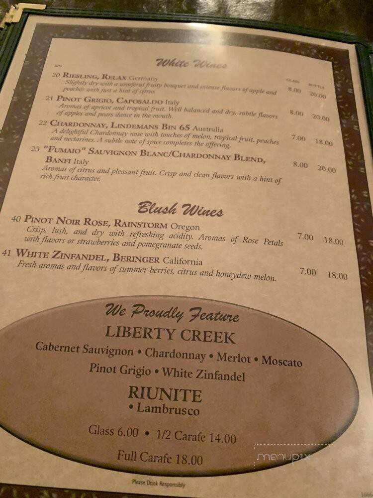 Kobans - Niagara Falls, NY menu_pic