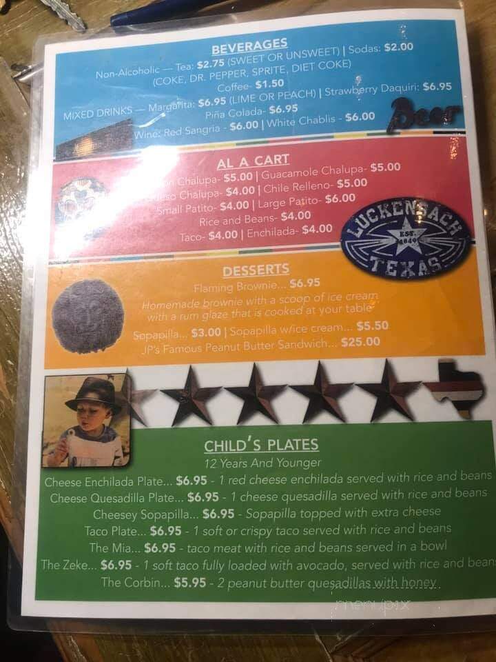 Mi Ranchito - Colorado City, TX menu_pic