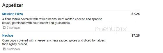 Caramba Mexican Food - Alhambra, CA menu_pic