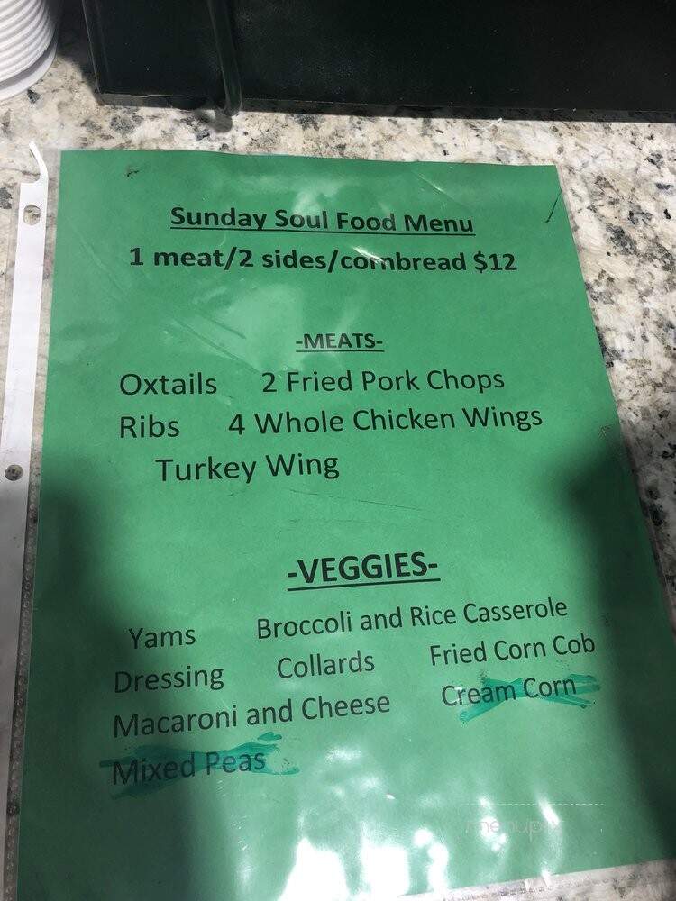 One Potato Time - Warner Robins, GA menu_pic