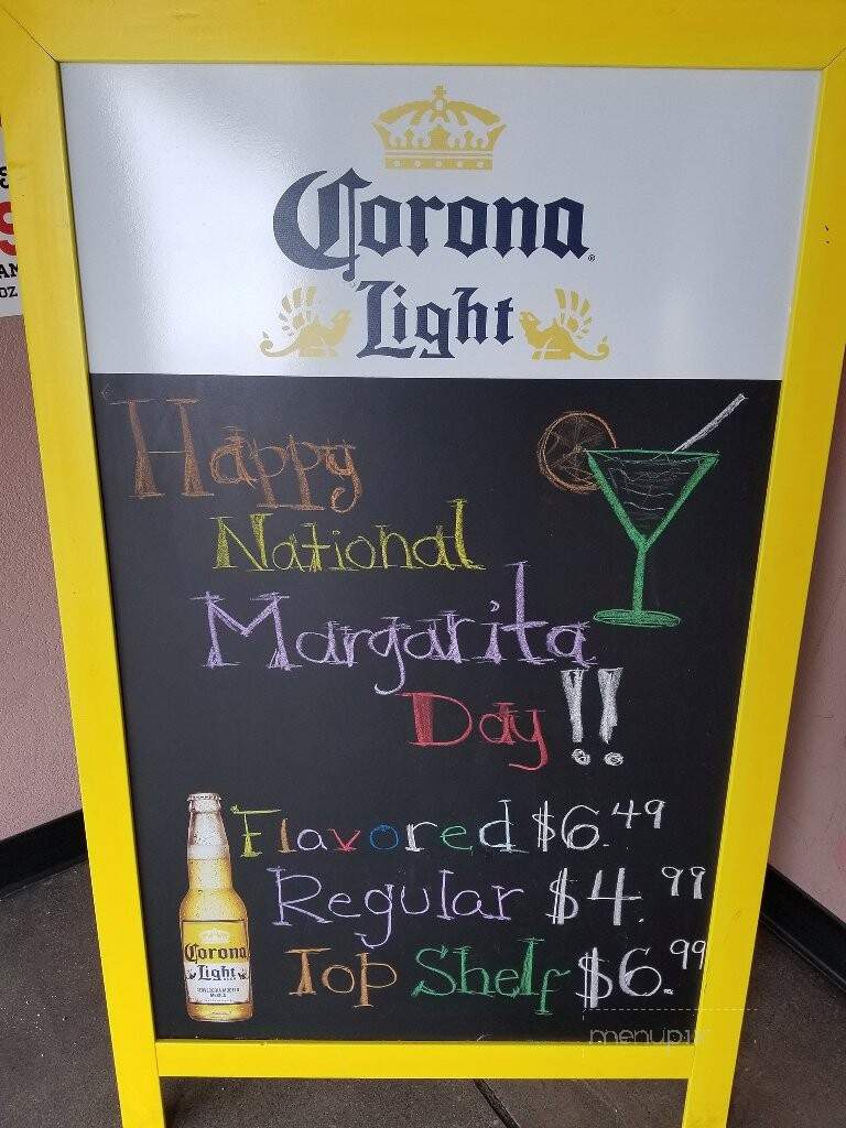 El Agave - Wichita, KS menu_pic