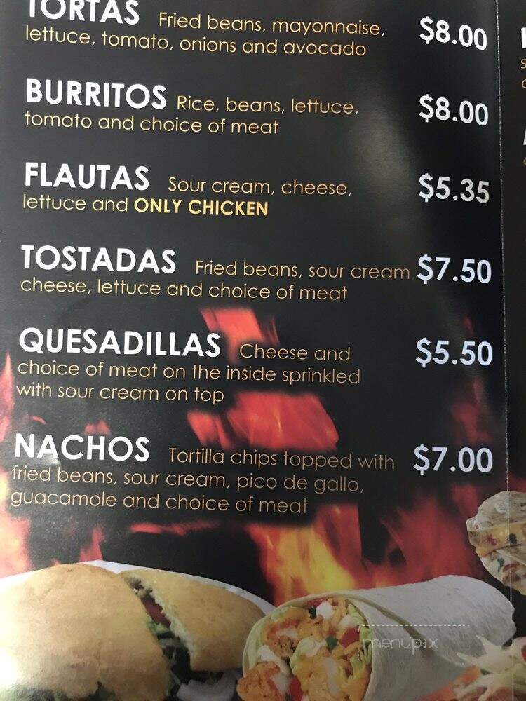 Rey Del Taco - Waterbury, CT menu_pic
